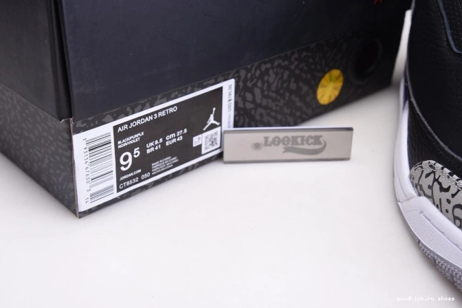 Cheap Court 3 Black Purple Retro Jordan CT8532-050 Air 0811